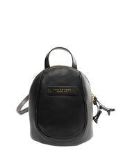 THE BRIDGE DOMITILLA Leather backpack Black Gold - Women’s Bags - 1