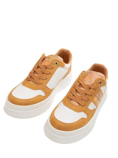 ALVIERO MARTINI PRIMA CLASSE MIA JR Sneakers leather/white/geo beige - Women’s shoes