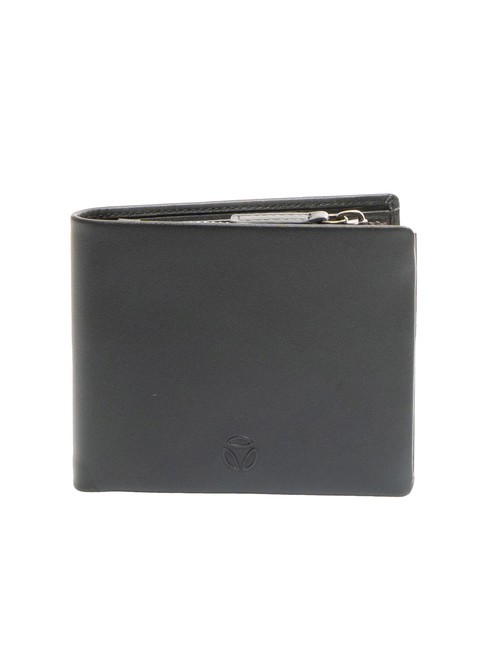 MOMO DESIGN LOGO EMBOSSED Leather wallet with coin purse black - Men’s Wallets