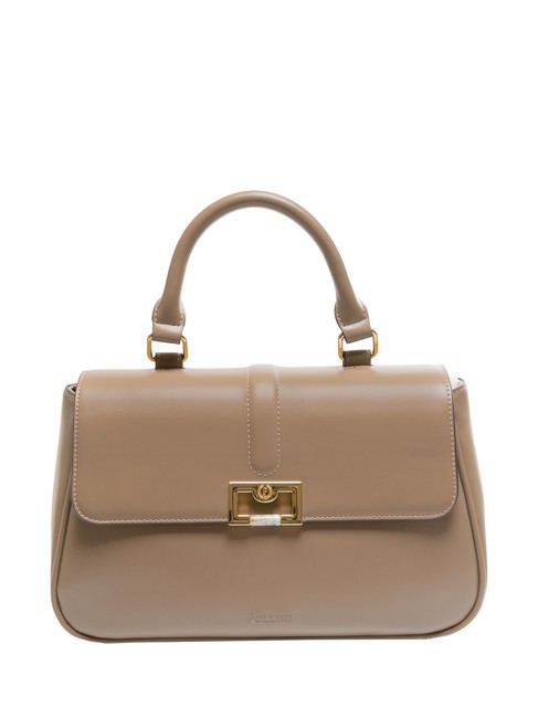 POLLINI DAMA S Handbag with shoulder strap taupe - Women’s Bags