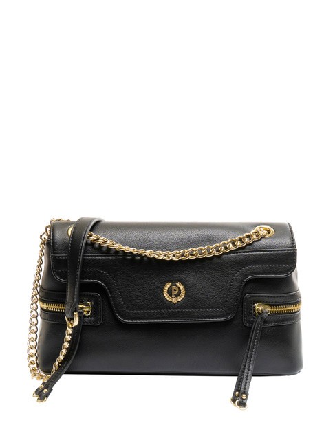 POLLINI ZIPPER Shoulder bag with chain Black - Women’s Bags