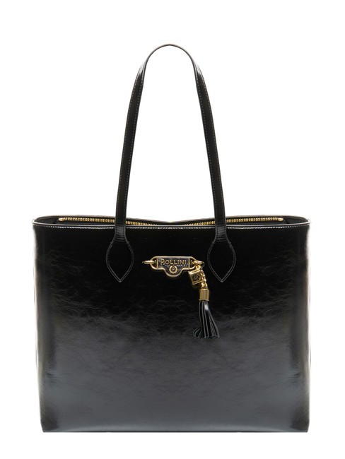 POLLINI LADY BRAVE Shopper bag with tassel Black - Women’s Bags