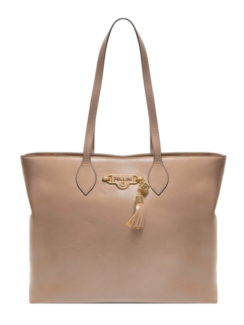 POLLINI LADY BRAVE Shopper bag with tassel natural - Women’s Bags