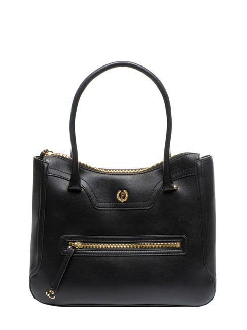 POLLINI ZIPPER Handbag with shoulder strap Black - Women’s Bags