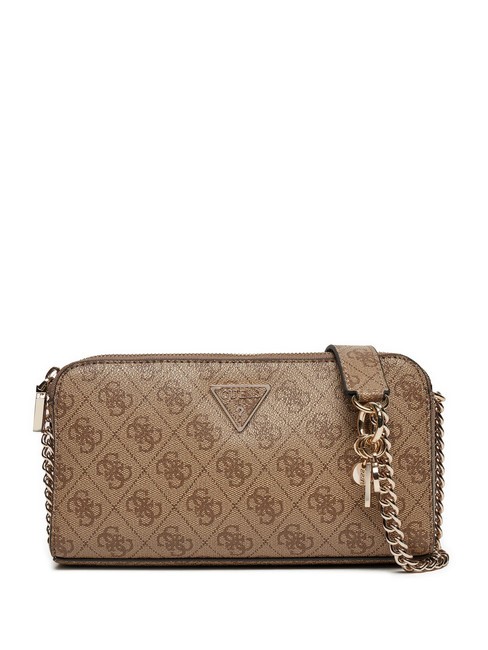 GUESS ECO ERICA Small shoulder bag MILK LOGO - Women’s Bags