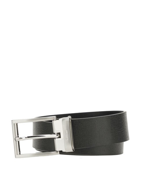 GUESS CLASSIC Reversible leather belt marrore-black - Belts