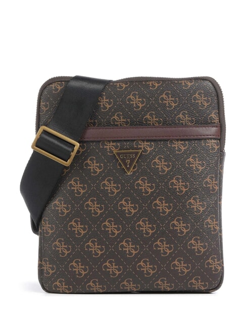 GUESS VEZZOLA Smart Flat bag brown/ochre - Over-the-shoulder Bags for Men