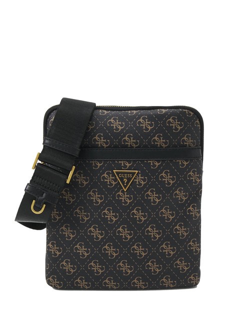 GUESS VEZZOLA Smart Flat bag brown/ochre - Over-the-shoulder Bags for Men