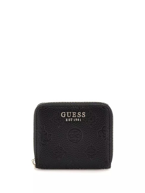 GUESS CRESIDIA  Mini Zip Around Wallet BLACK - Women’s Wallets