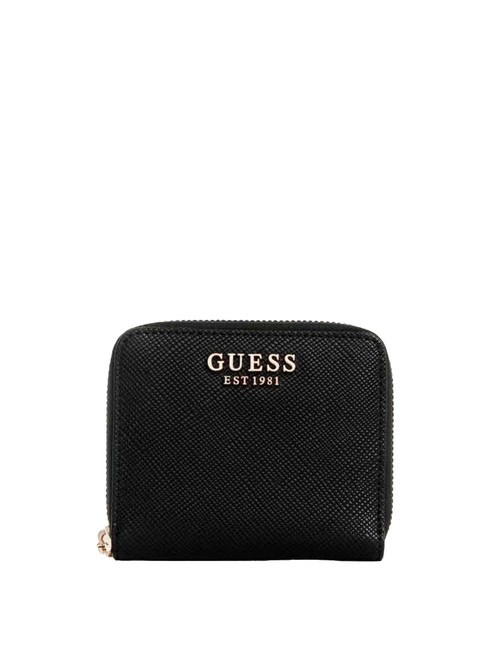GUESS LAUREL  Small zip around wallet BLACK - Women’s Wallets