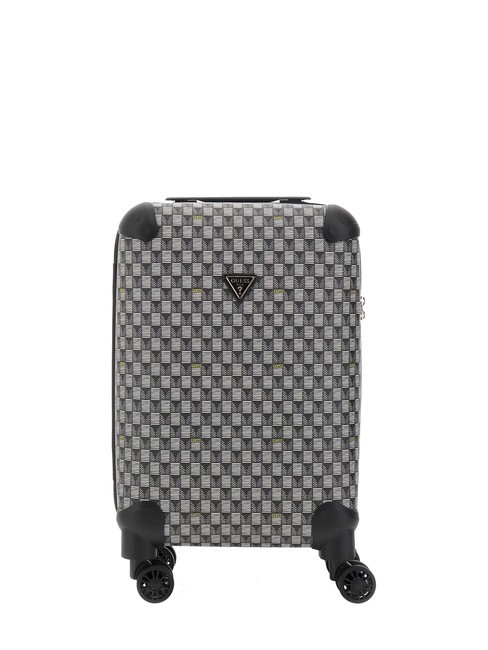GUESS WILDER  Trolley Hand Luggage black logo - Hand luggage