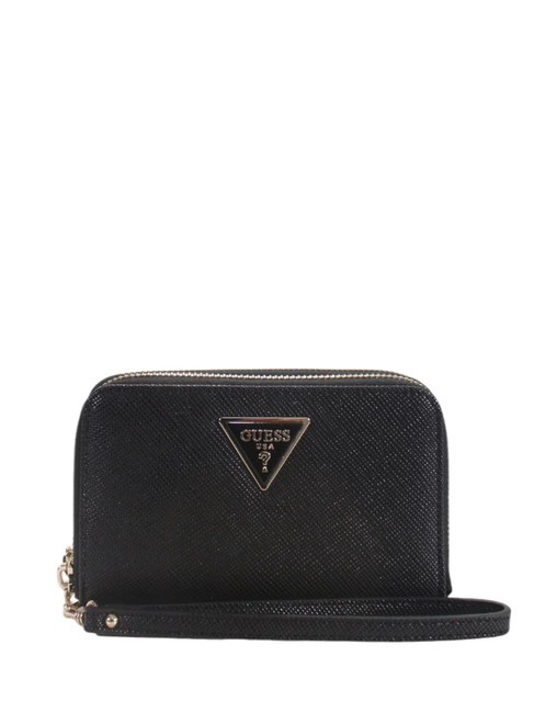 GUESS LAUREL Medium zip around wallet BLACK - Women’s Wallets