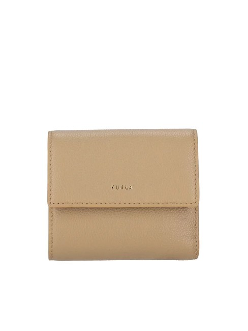 FURLA GOCCIA Medium Bifold Leather Wallet desert - Women’s Wallets