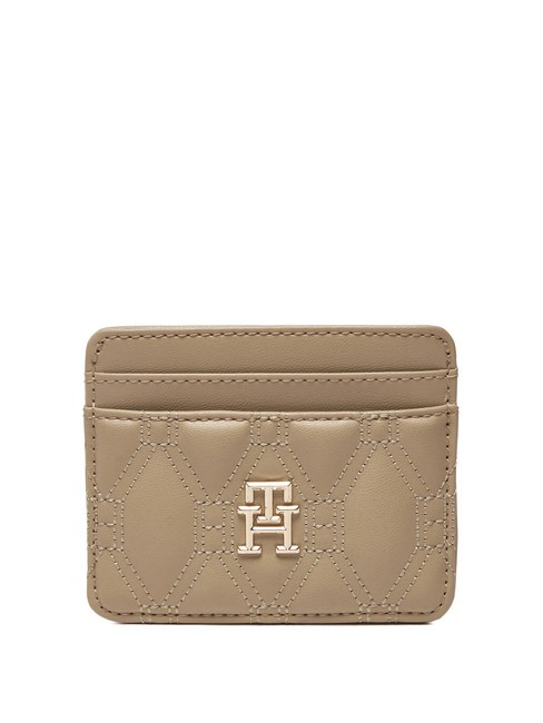 TOMMY HILFIGER REFINED  Flat card holder beige - Women’s Wallets