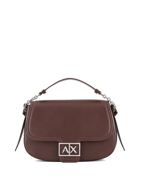 ARMANI EXCHANGE A|X BUCKLE Mini roundend bag with shoulder strap liquor - Women’s Bags