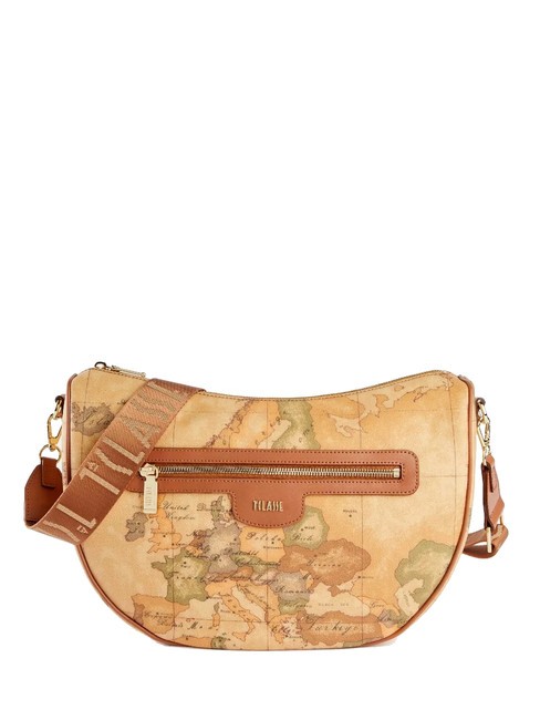 ALVIERO MARTINI PRIMA CLASSE GEO CLASSIC Crescent moon shoulder bag NATURAL - Women’s Bags