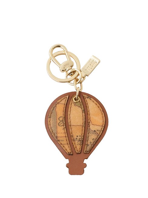 ALVIERO MARTINI PRIMA CLASSE GEO CLASSIC Hot air balloon pendant keychain NATURAL - Key holders