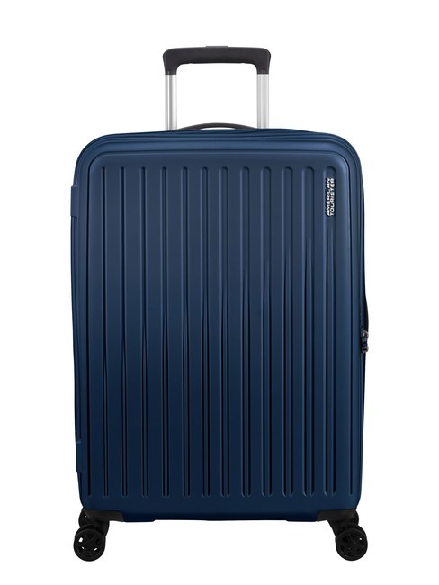 AMERICAN TOURISTER REJOY Medium size trolley blu navy - Rigid Trolley Cases