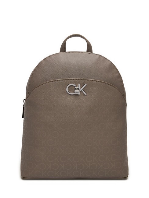 CALVIN KLEIN RE-LOCK  Women's Backpack cinder monogram pu - Women’s Bags