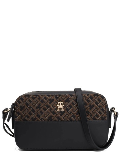 TOMMY HILFIGER JACQUARD  Mini Shoulder Bag black - Women’s Bags
