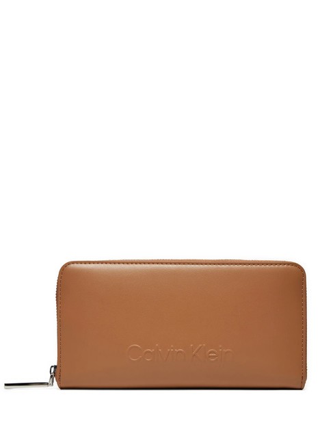 CALVIN KLEIN EMBOSSED CALVIN  Zip Around Wallet lion - Women’s Wallets