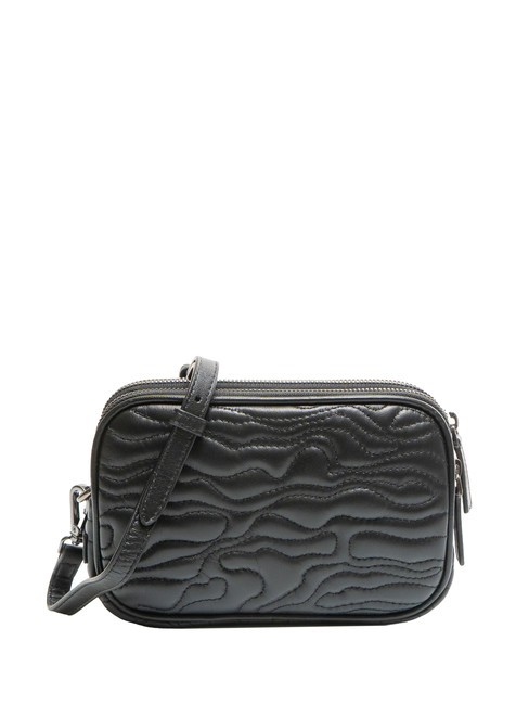 TOSCA BLU QUEBEC Mini shoulder bag, in leather Black - Women’s Bags