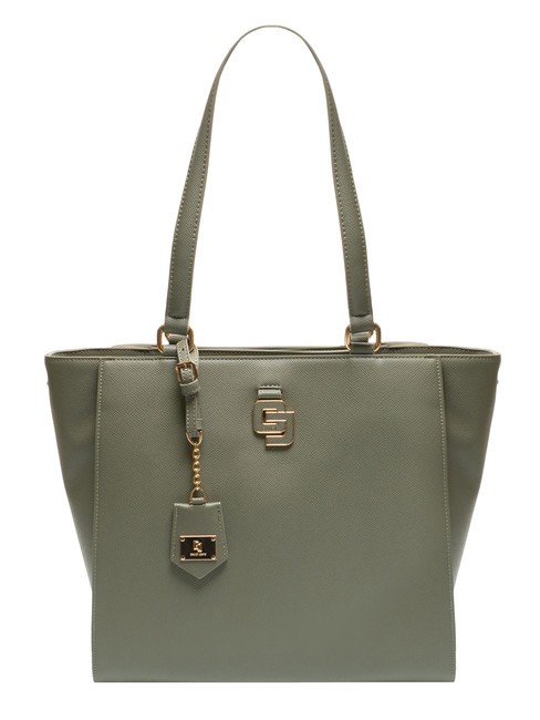 GAUDÌ CARRIE Shopper bag with shoulder strap MILITARY - Women’s Bags