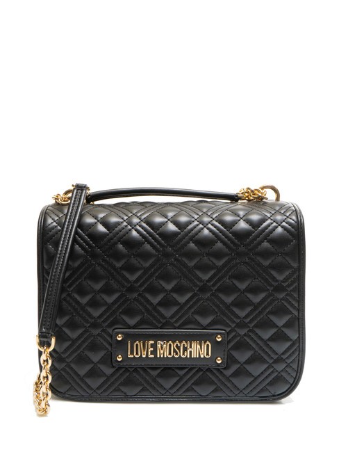 LOVE MOSCHINO QUILTED Convertible Quilted Bag Black - Women’s Bags