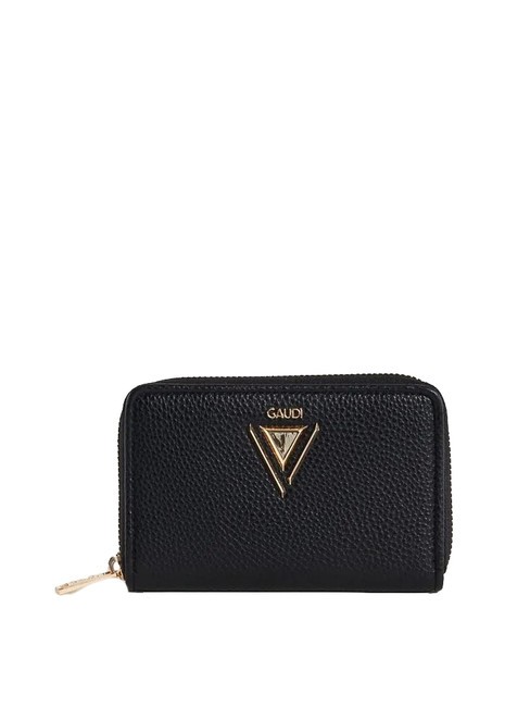 GAUDÌ BEA Small zip around wallet BLACK - Women’s Wallets