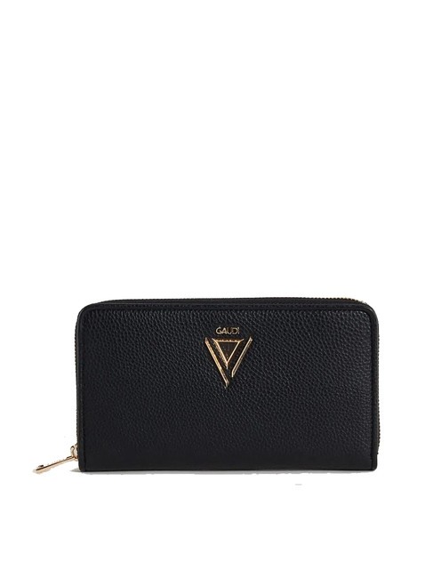 GAUDÌ BEA Large zip around wallet BLACK - Women’s Wallets