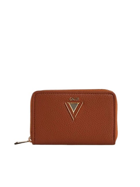 GAUDÌ BEA Small zip around wallet tan - Women’s Wallets