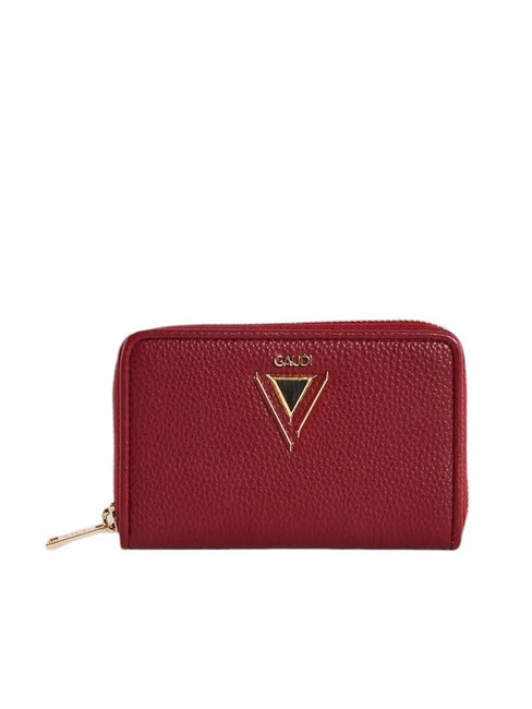 GAUDÌ BEA Small zip around wallet RED - Women’s Wallets
