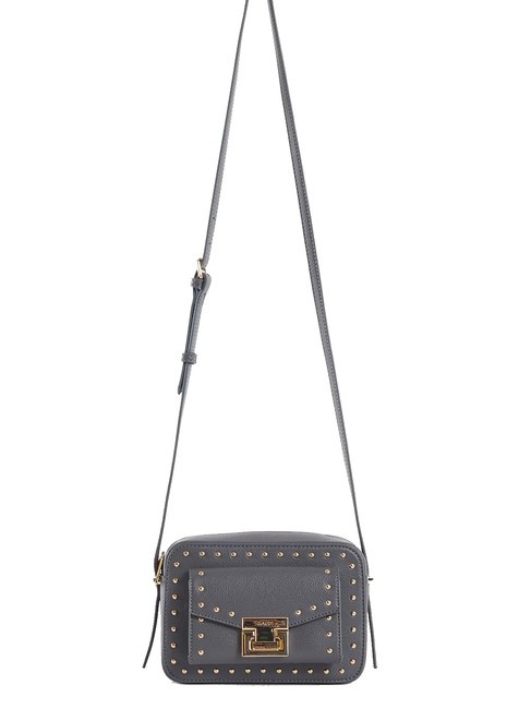 GAUDÌ CAMILLA Camera case bag with studs gray - Women’s Bags