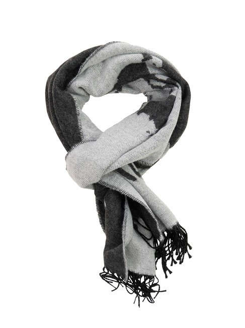 ALVIERO MARTINI PRIMA CLASSE FRANGE Scarf greyish - Scarves