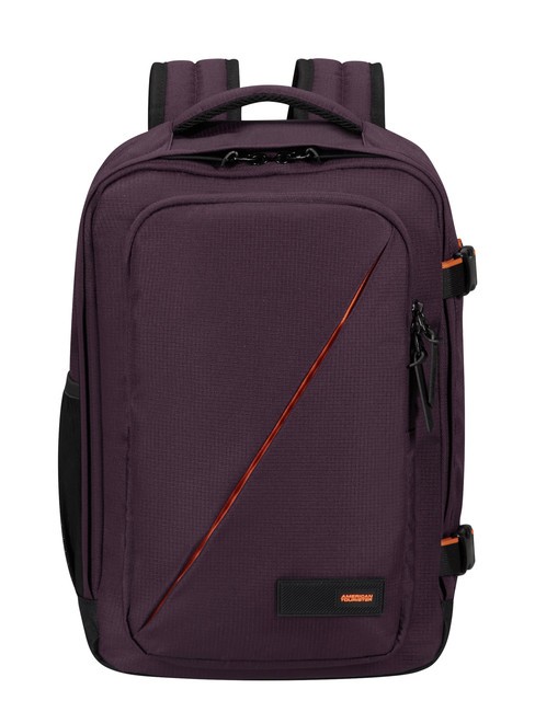 AMERICAN TOURISTER TAKE2CABIN S Underseater backpack ok Ryanair dark plum - Backpacks & School and Leisure