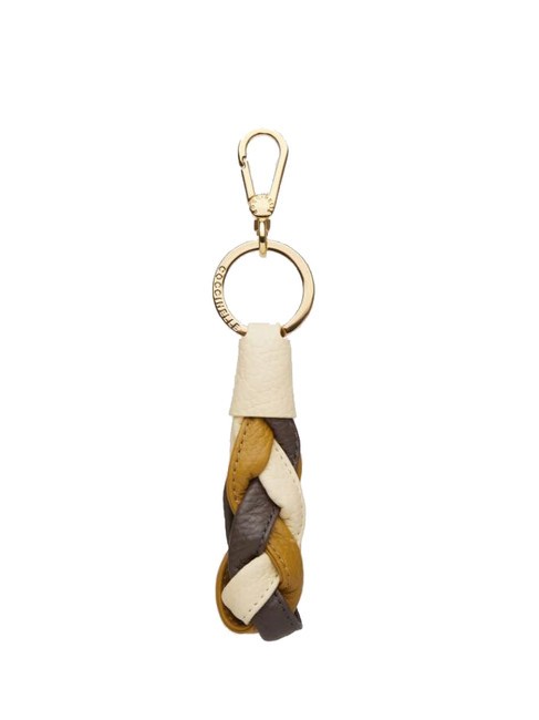 COCCINELLE BOHEME TRICOLOR  Leather Keychain multi-citronella - Key holders
