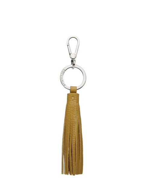 COCCINELLE TASSEL  Leather charm keychain lemongrass - Key holders