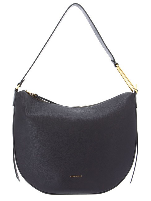 COCCINELLE PRISCILLA Shoulder bag, in leather slate - Women’s Bags
