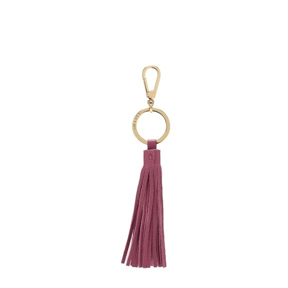COCCINELLE TASSEL  Leather charm keychain pulp pink - Key holders