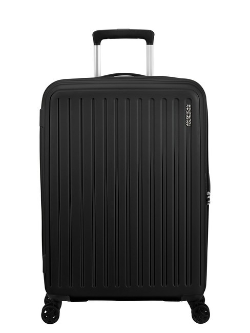 AMERICAN TOURISTER REJOY Medium size trolley true black - Rigid Trolley Cases