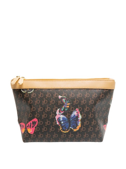 ROCCOBAROCCO BLENDA Beauty case with print dark brown/leather - Beauty Case