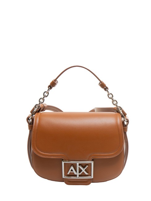 ARMANI EXCHANGE A|X BUCKLE Mini roundend bag with shoulder strap whiskey - Women’s Bags