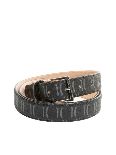 ALVIERO MARTINI PRIMA CLASSE MONOGRAM Shortenable belt Black - Belts