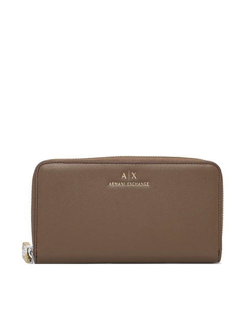 ARMANI EXCHANGE A|X Large zip around wallet dark pisco - Women’s Wallets