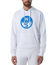 NORTH SAILS BASIC Logo print hoodie white - Sweatshirts - 1