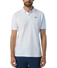 NORTH SAILS BASIC Short-sleeved cotton polo white - Polo shirt - 1