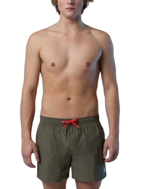 NORTH SAILS VOLLEY Boxer costume with logo dusty olive - Swimwear