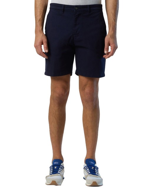 NORTH SAILS STAR Regular fit chino bermuda shorts navy blue - Trousers