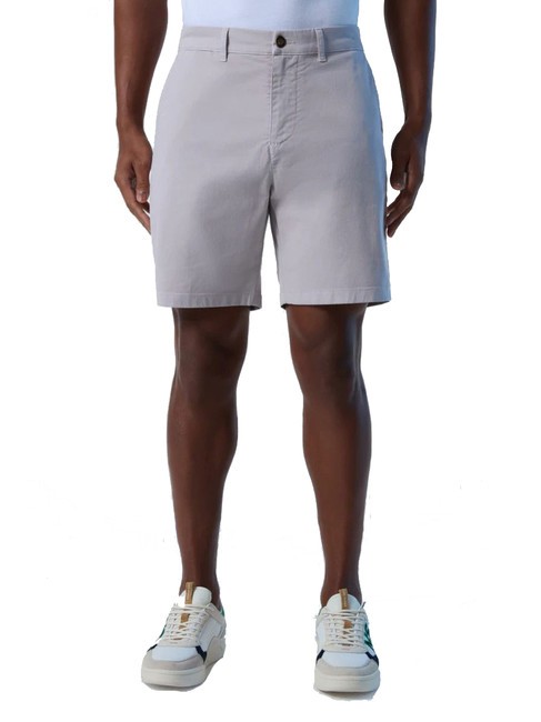 NORTH SAILS STAR Regular fit chino bermuda shorts concrete grey - Trousers