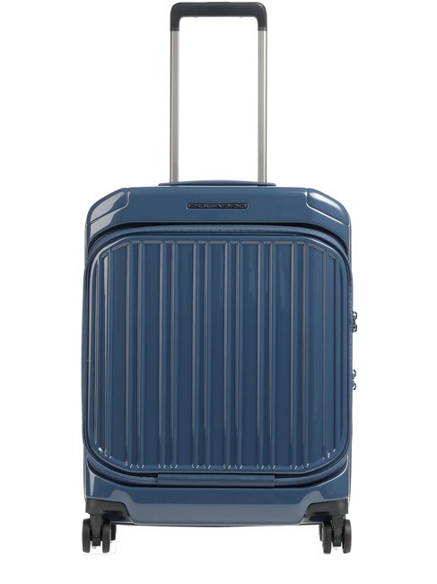 PIQUADRO PQ-LIGHT Fast-check hand luggage trolley blue - Hand luggage